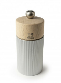 Line Aluminum & Natural Pepper Mill (12cm)